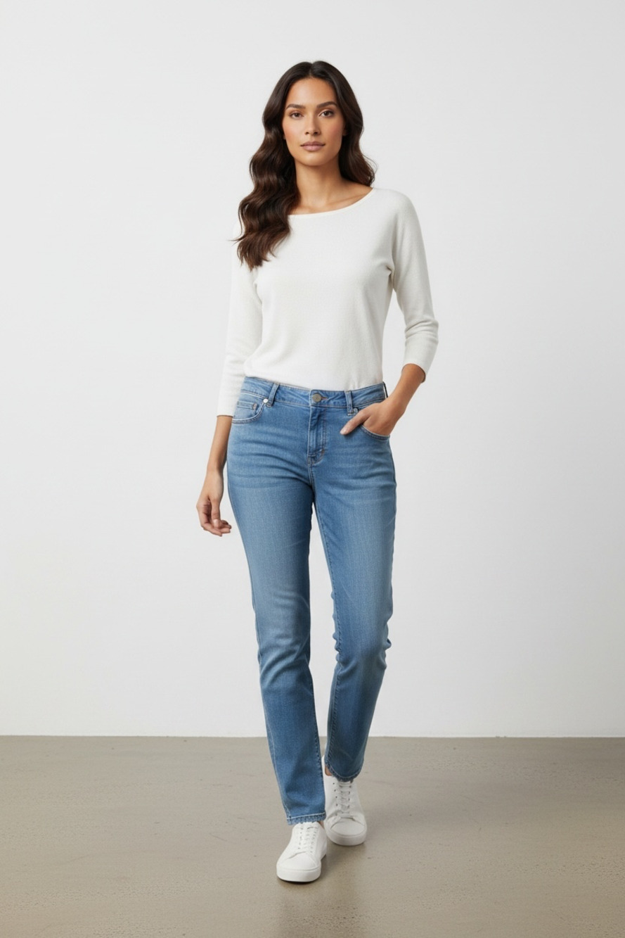 Lee Platinum Label Women's Classic Fit Straight Leg Jeans, Size 10